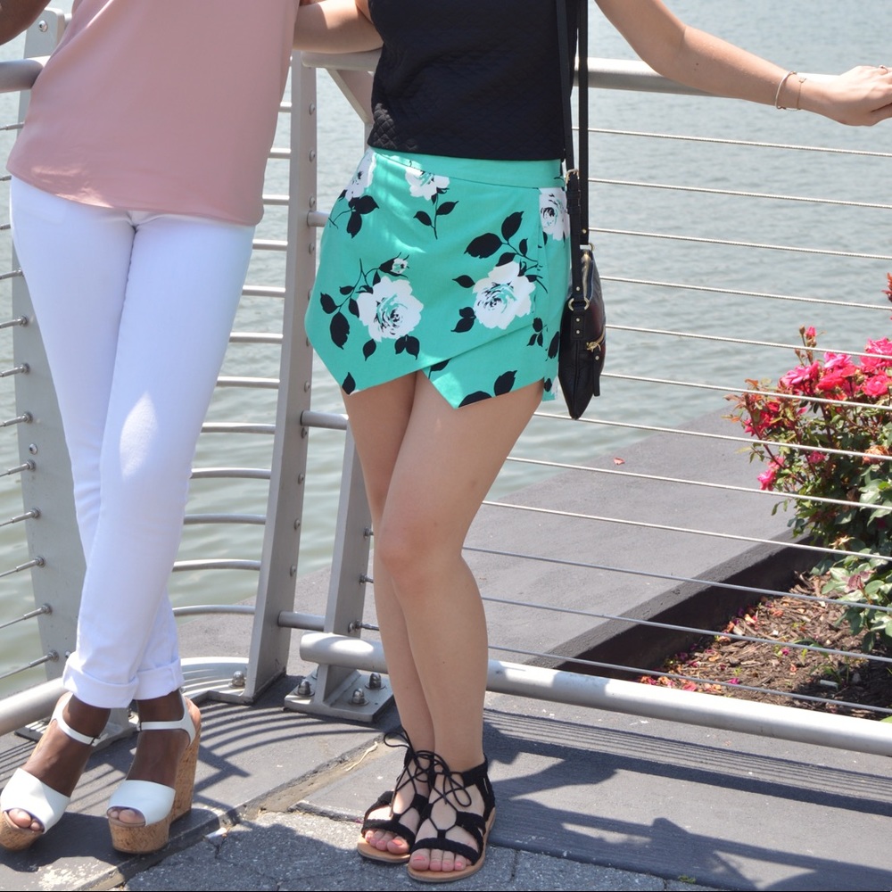 Patterned Skort
